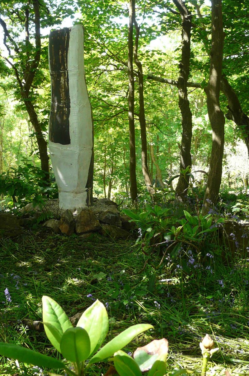 Installed in the woodland in Tremenheere Sculpture Garden, West Penwith, Cornwall