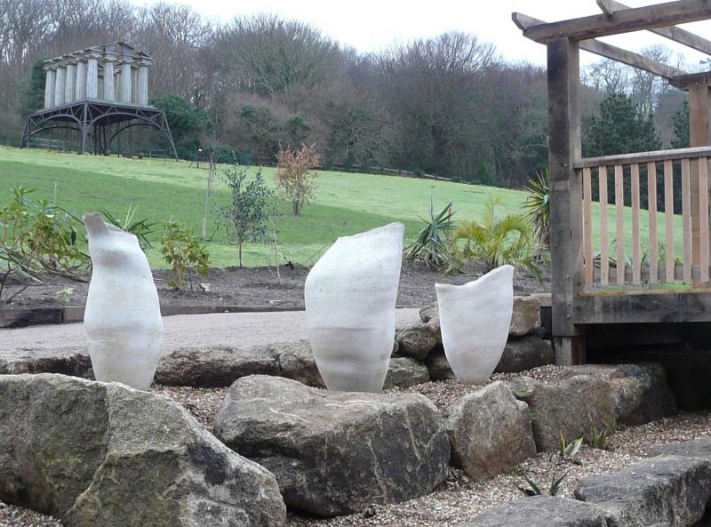 Installed at it's new location outside the gallery in 2017, at Tremenheere Sculpture Garden, West Penwith, Cornwall