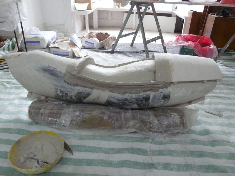Making a mould from a large piece. November 2015