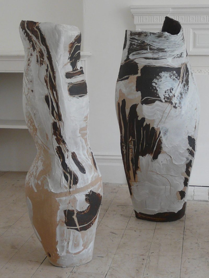 Ceramic Sculptures in Tony's private gallery