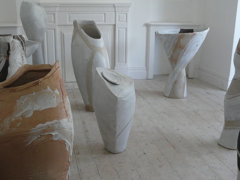 Here in his private gallery in Penzance, Cornwall