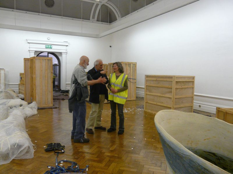Judith Robinson and Robin Tatum with Tony Lattimer